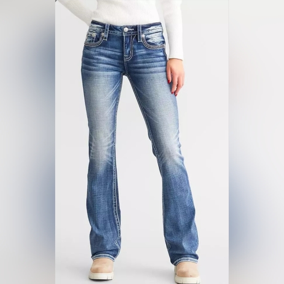 Jeans Miss Me Para Mujer - Corte Bota (Boot Cut), Tallas 26-36, Nuevos (Sin Etiquetas)